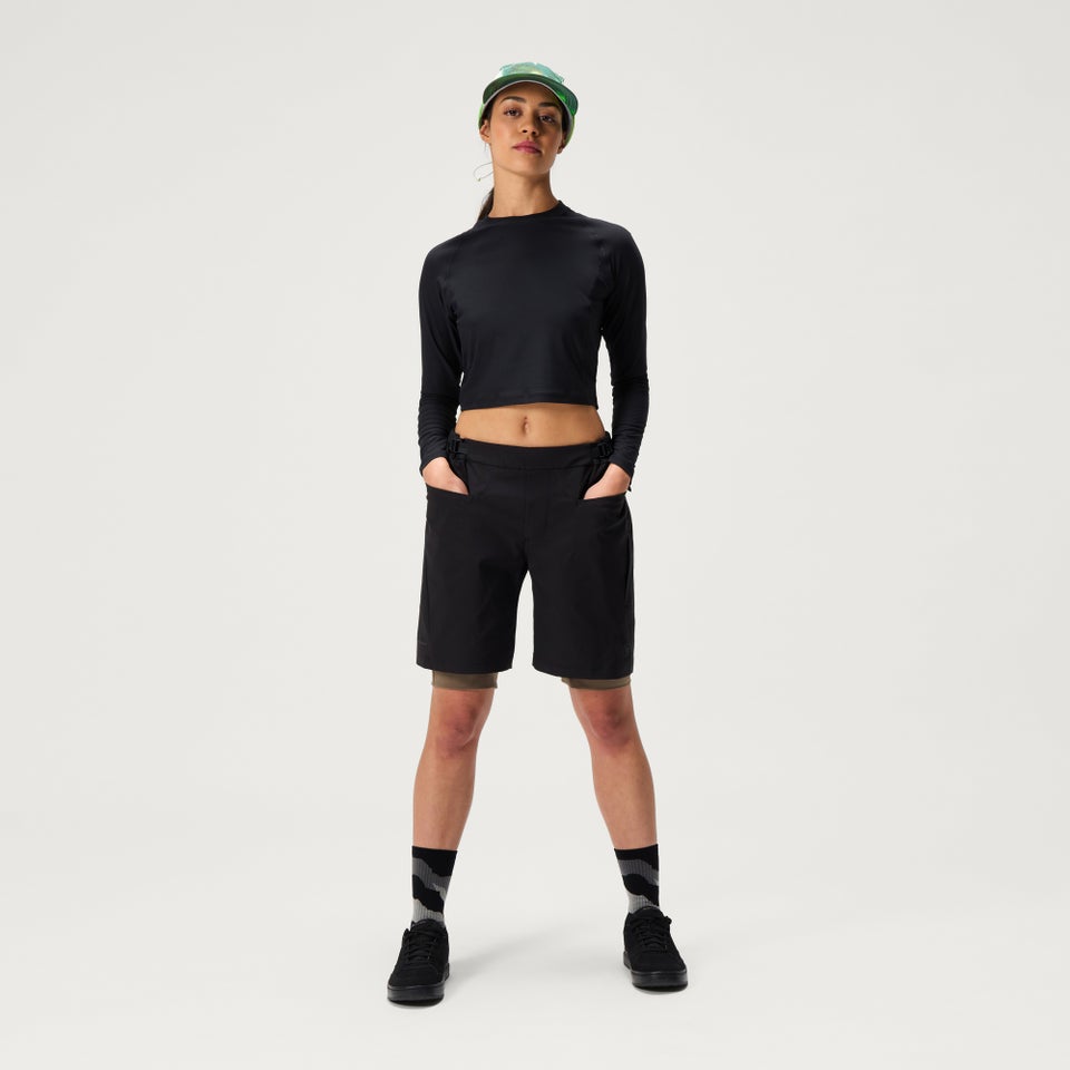 Women's SulTrac Adv 8" Shorts (With Liner)  - Moonless Night