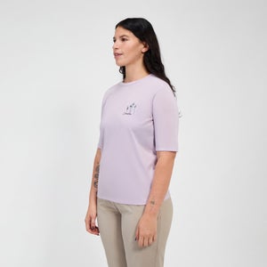Women's Coneflower Short Sleeve Tee - Purple