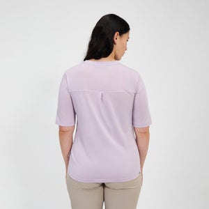 Women's Coneflower Short Sleeve Tee - Purple