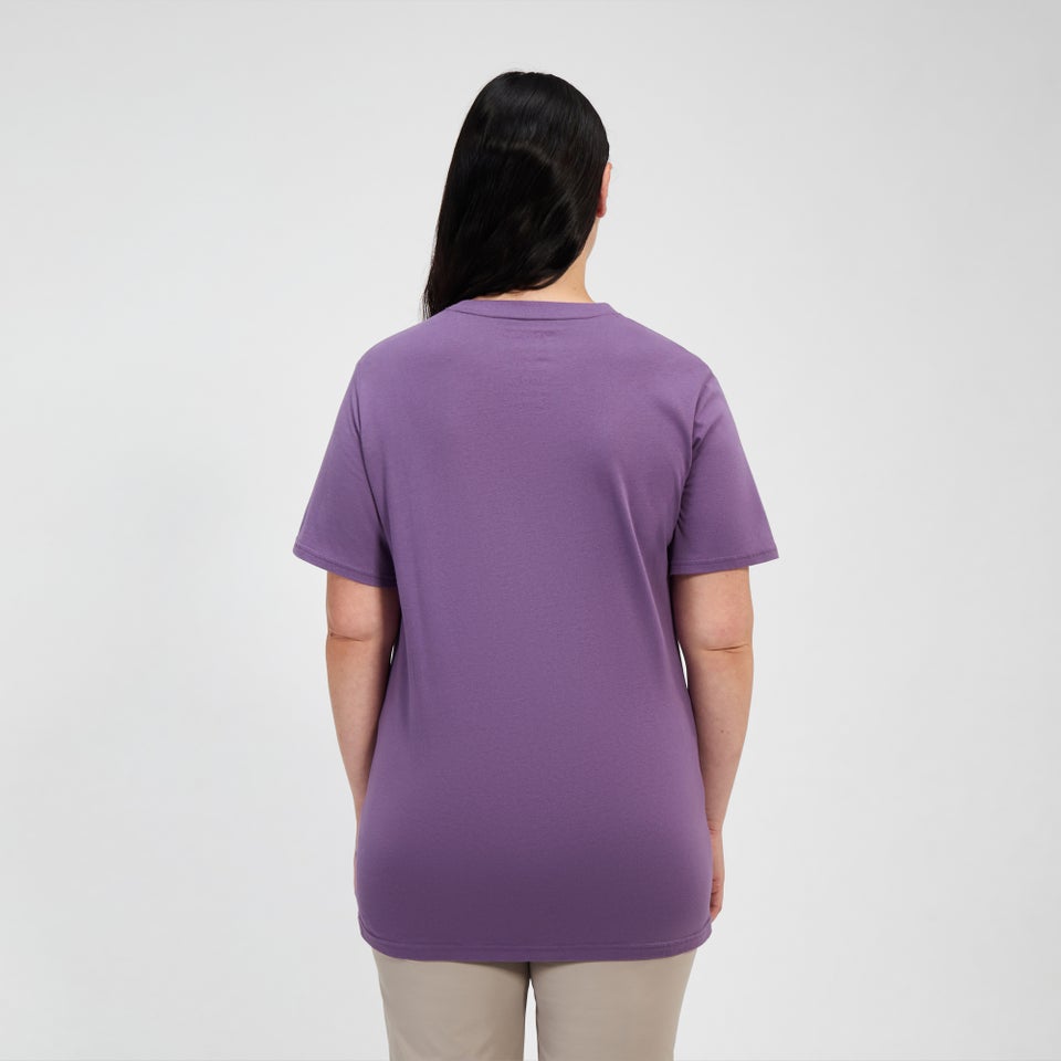 Hill Hazed Kurzarm Shirt für Damen - Violett