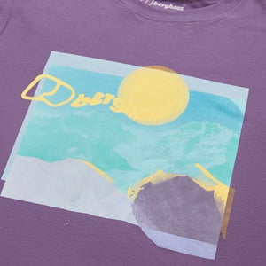 Women's Hill Hazed Short Sleeve Tee - Purple