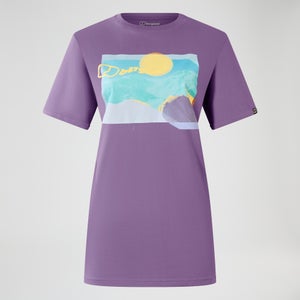 Women's Hill Hazed Short Sleeve Tee - Purple