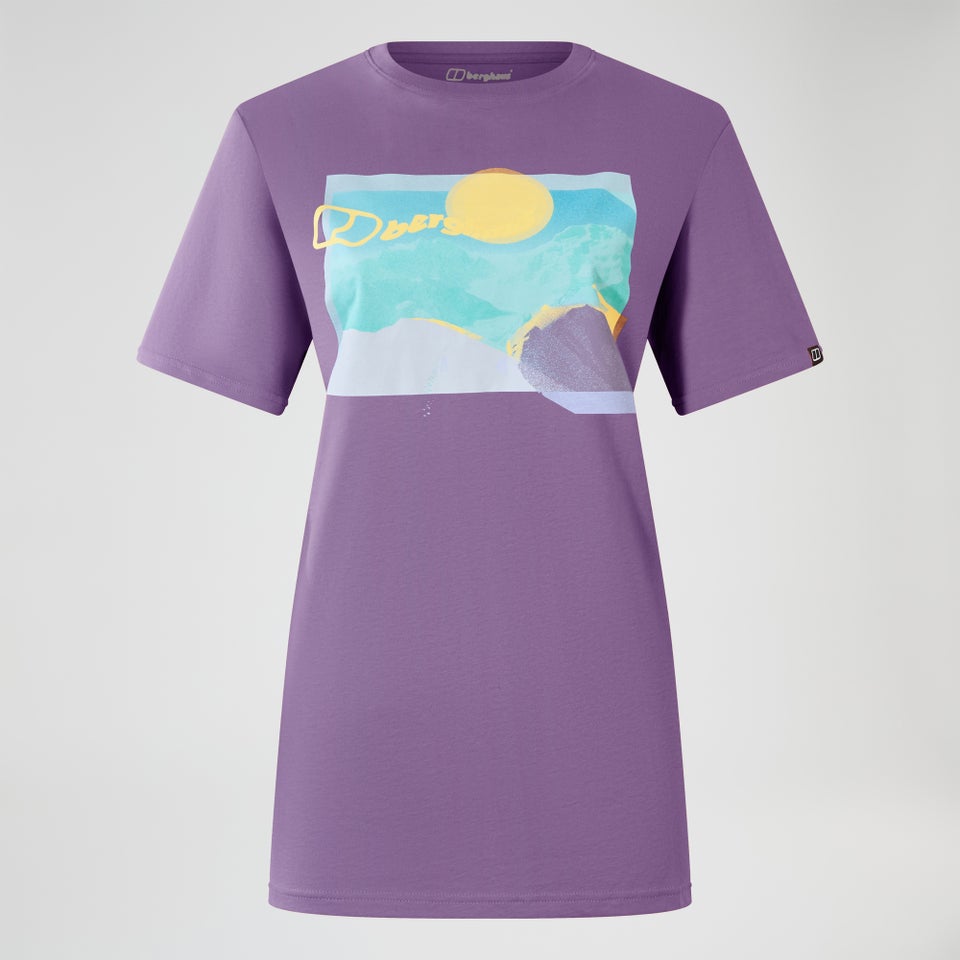 Women's Hill Hazed Short Sleeve Tee - Purple