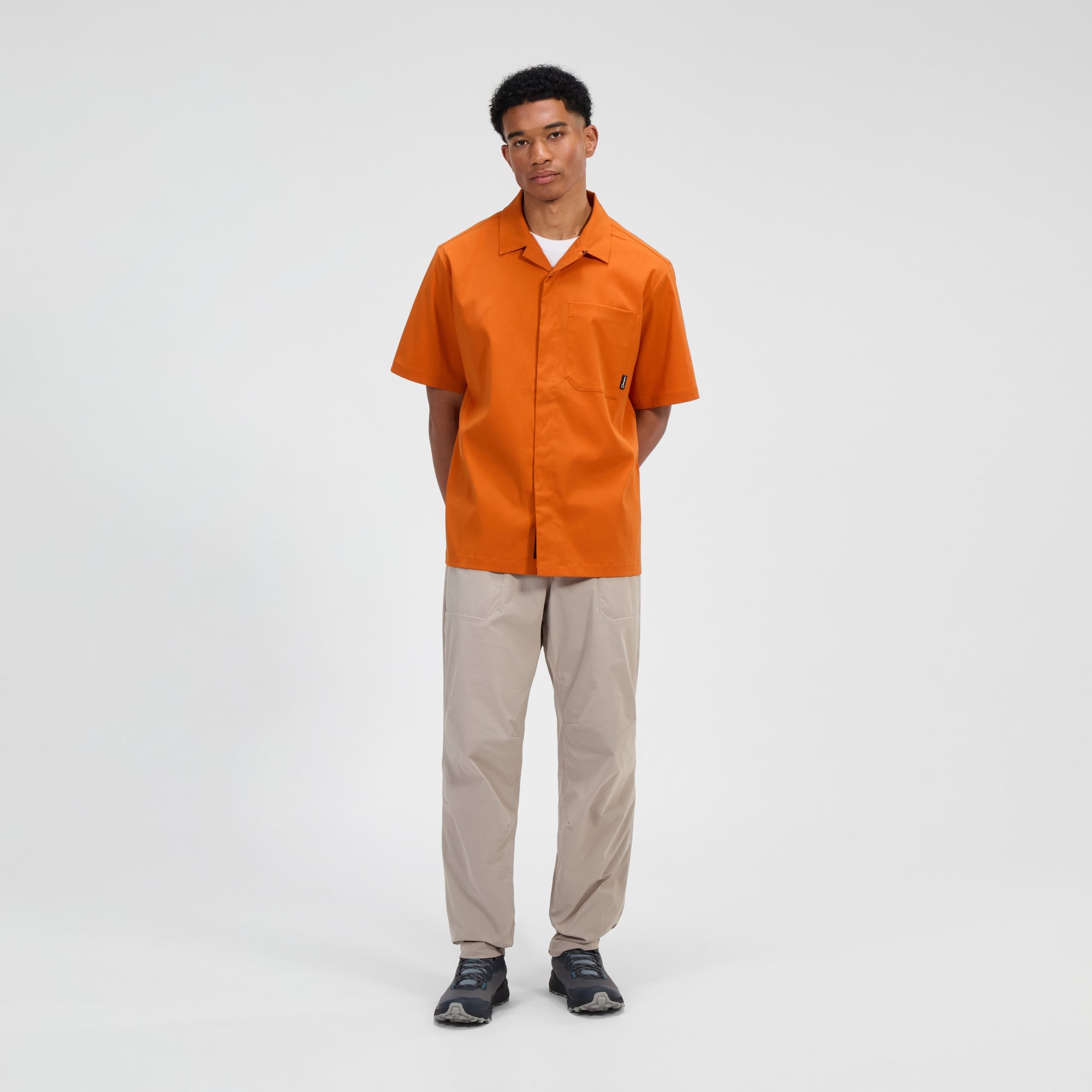 Men's Explorer Short Sleeve Overshirt - Orange | Berghaus