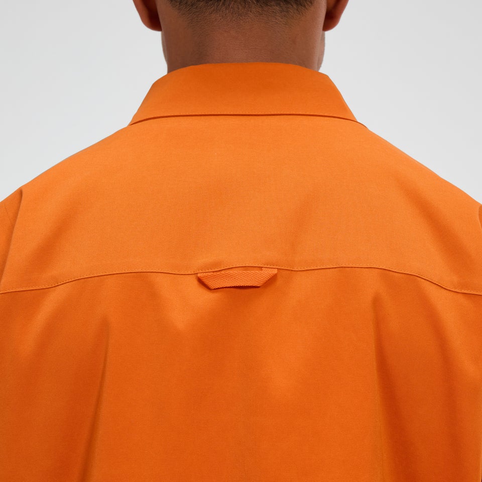 Explorer Kurzarm Hemdjacke für Herren - Orange