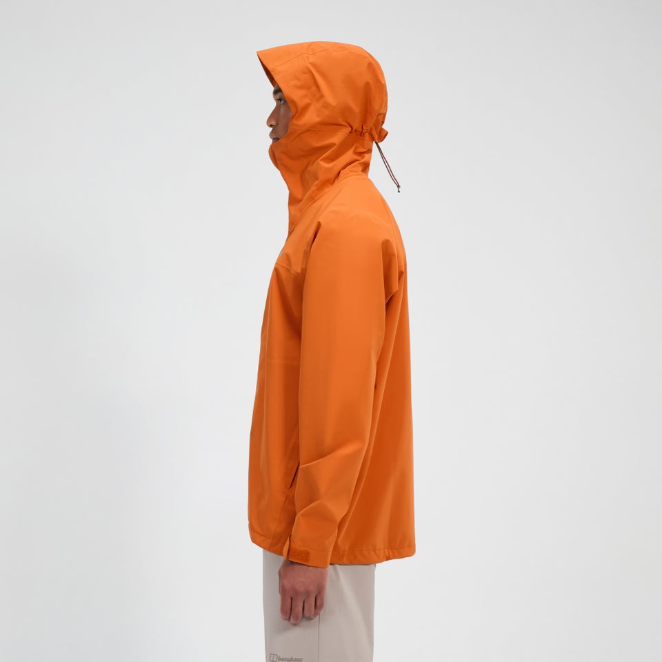 Men's Arnaby Hooded Waterproof Jacket - Orange