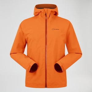 Men's Arnaby Hooded Waterproof Jacket - Orange