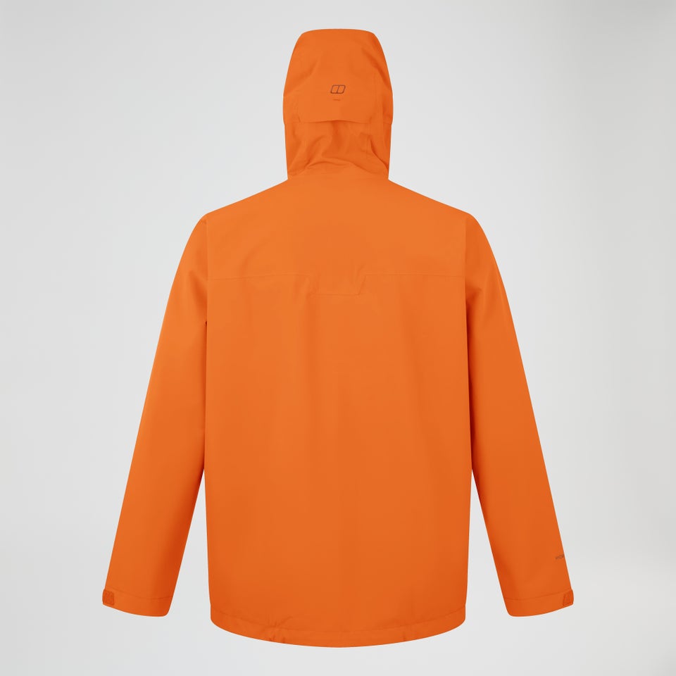 Men's Arnaby Hooded Waterproof Jacket - Orange