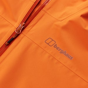 Men's Arnaby Hooded Waterproof Jacket - Orange