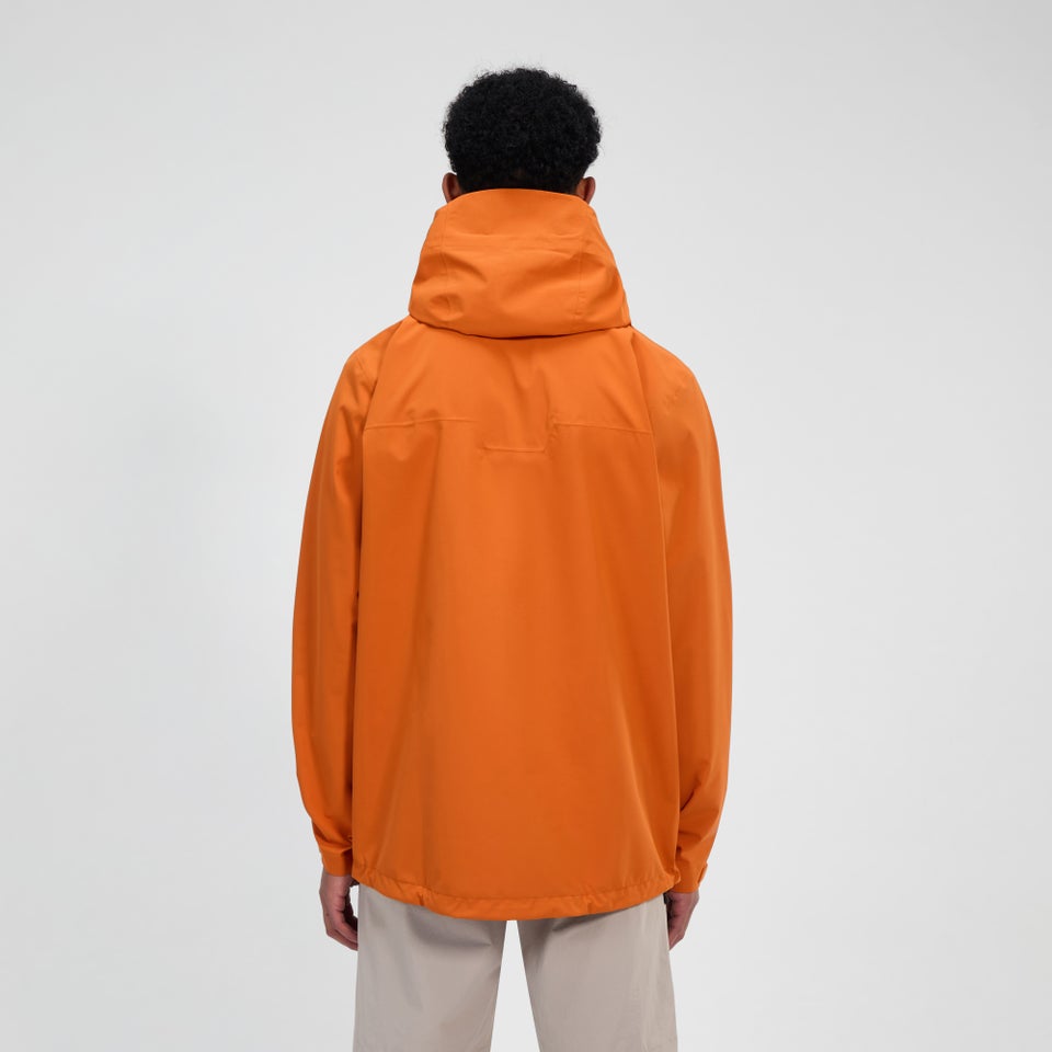 Men's Arnaby Hooded Waterproof Jacket - Orange