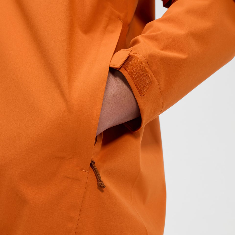 Men's Arnaby Hooded Waterproof Jacket - Orange