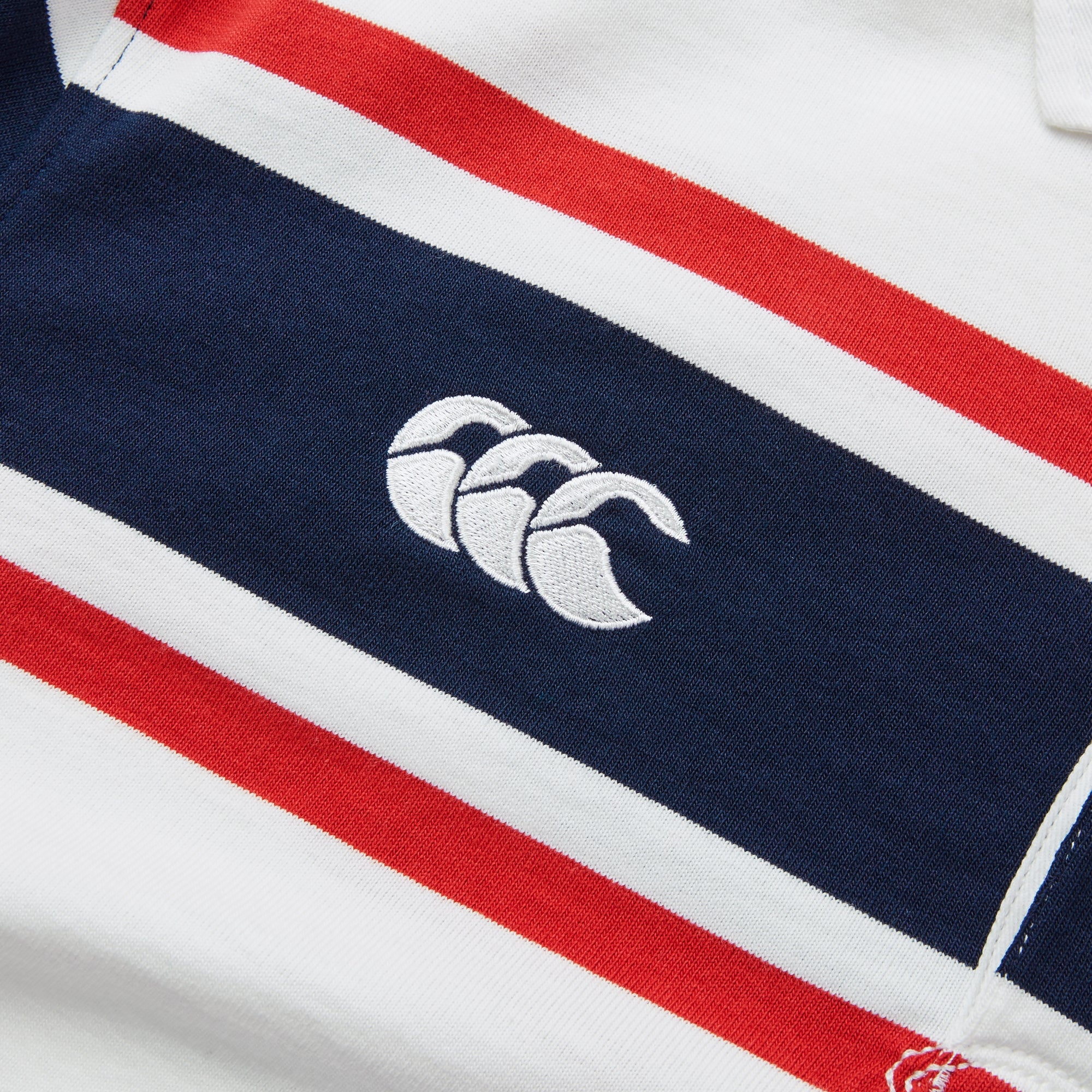Mens Engineered Stripe Rugby Jersey Blue | Canterbury