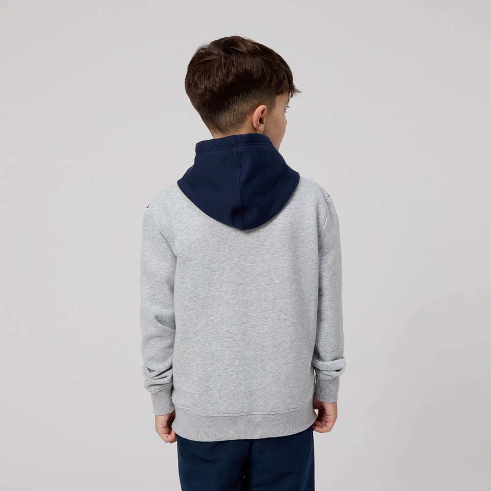 KIDS LEGENDS PANEL HOODIE NAVY