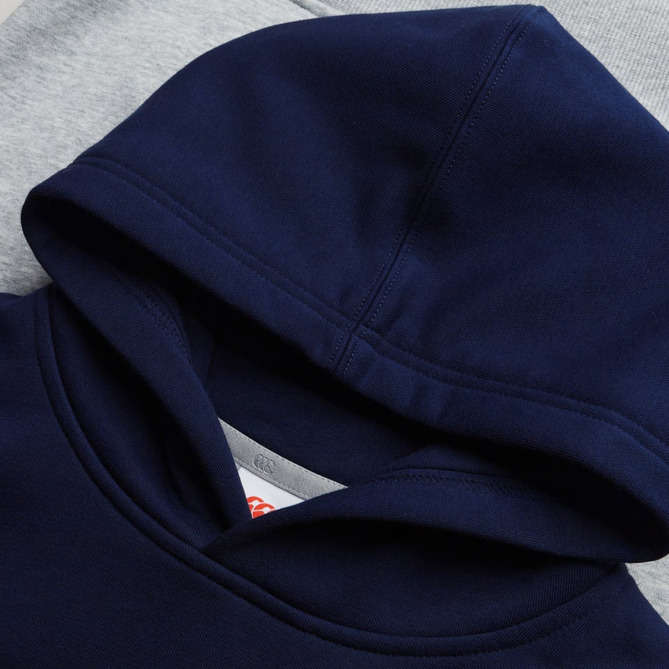 Junior Unisex Legends Panel Hoody Navy