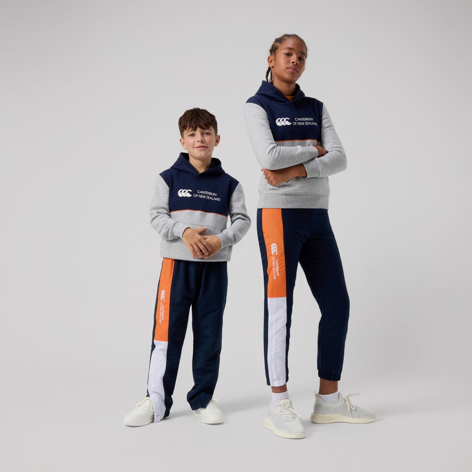 Junior Unisex Legends Panel Hoody Navy