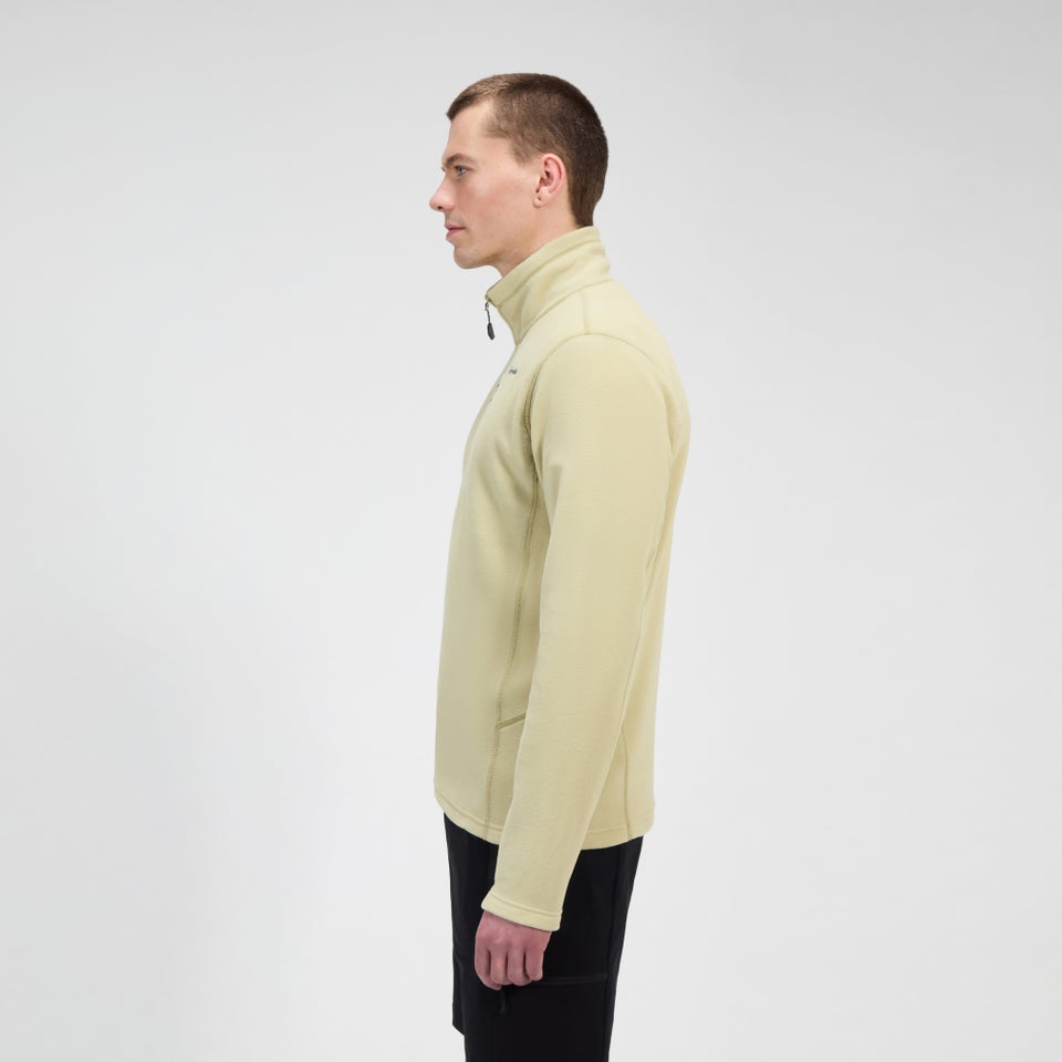 Men's Prism Micro Half Zip Polartec Fleece - Natural