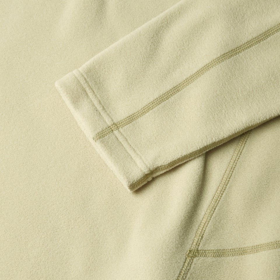 Men's Prism Micro Half Zip Polartec Fleece - Natural