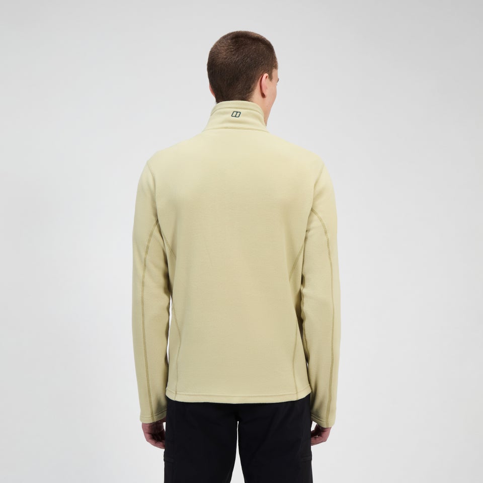 Men's Prism Micro Half Zip Polartec Fleece - Natural