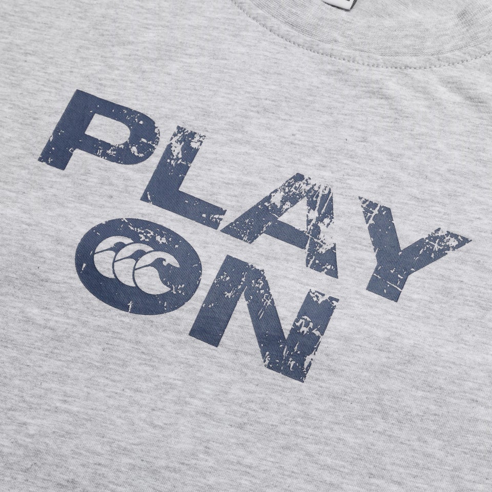 Junior Unisex Legends No Drop Kicks Tee Grey