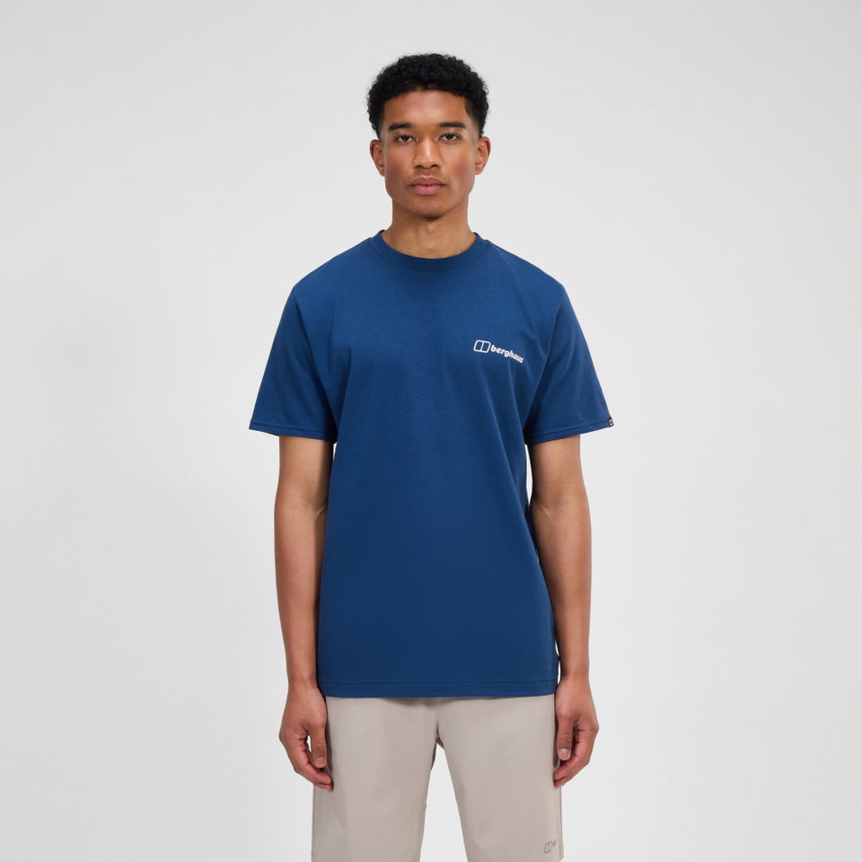 Men's Rolling Peaks Short Sleeve Tee - Blue