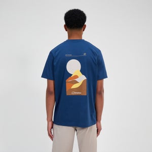 Men's Rolling Peaks Short Sleeve Tee - Blue