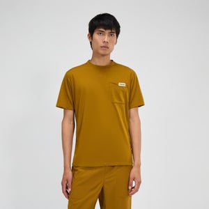 Men's Relaxed Short Sleeve Tech Tee - Brown