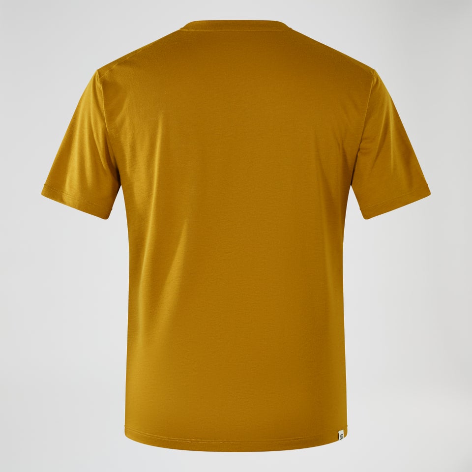 Men's Relaxed Short Sleeve Tech Tee - Brown