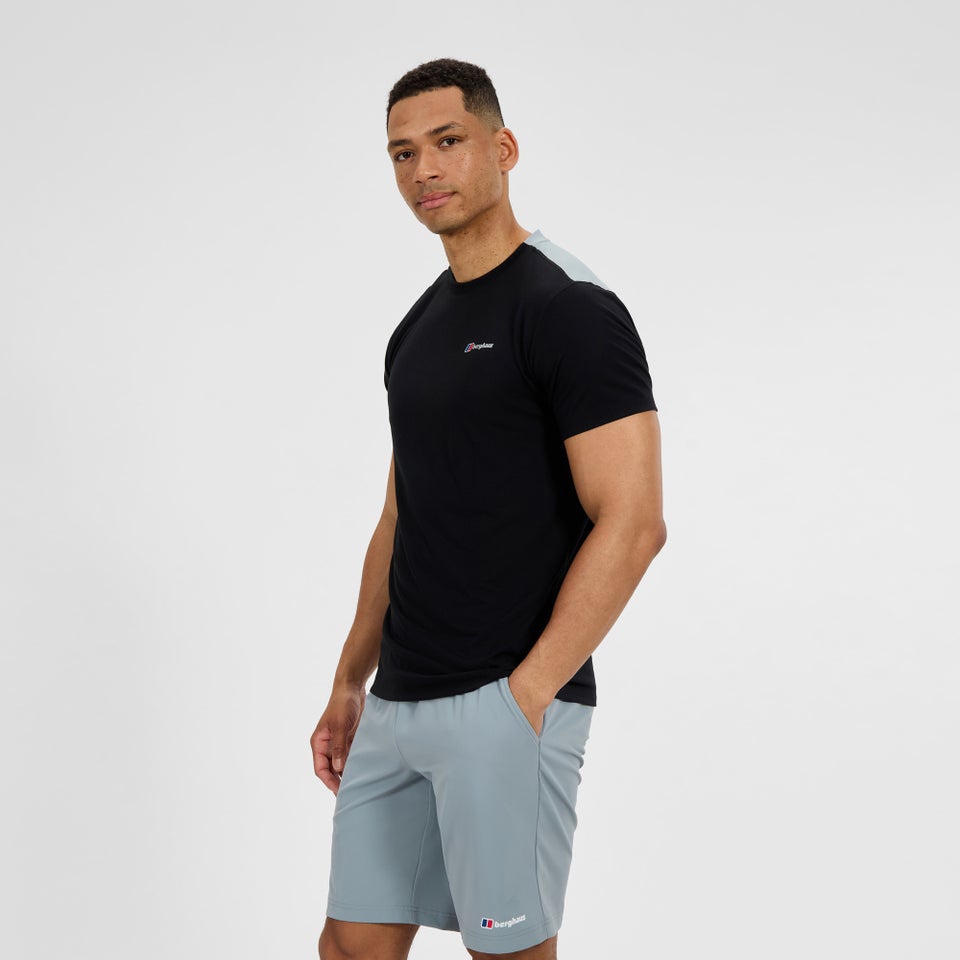 Men's Terrain Trek Tech Tee - Black/Grey