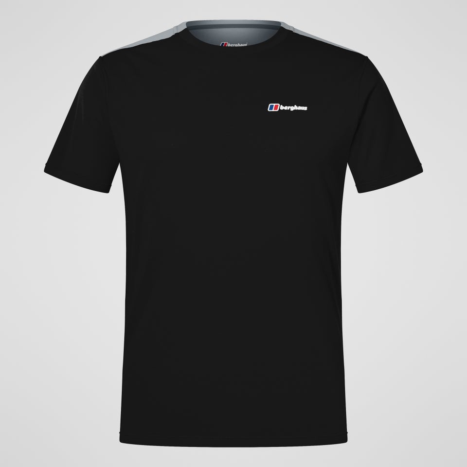 Terrain Trek Tech Tee  für Herren - Schwarz/Grau