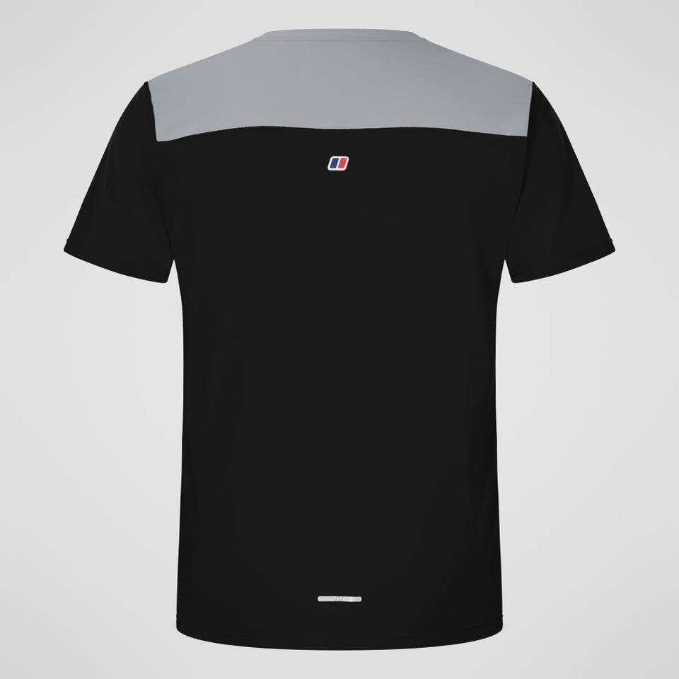 Terrain Trek Tech Tee  für Herren - Schwarz/Grau