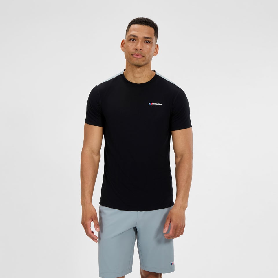 Men's Terrain Trek Tech Tee - Black/Grey