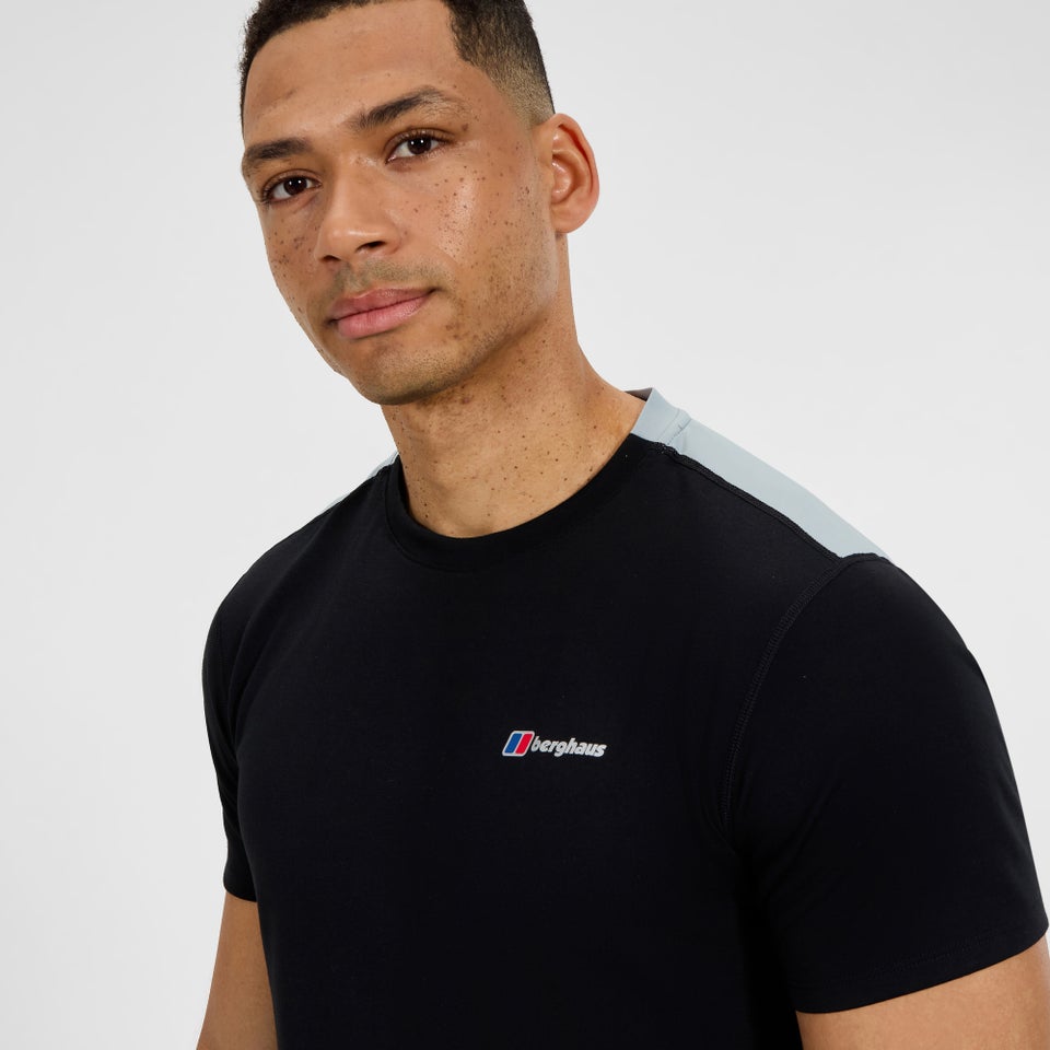 Men's Terrain Trek Tech Tee - Black/Grey