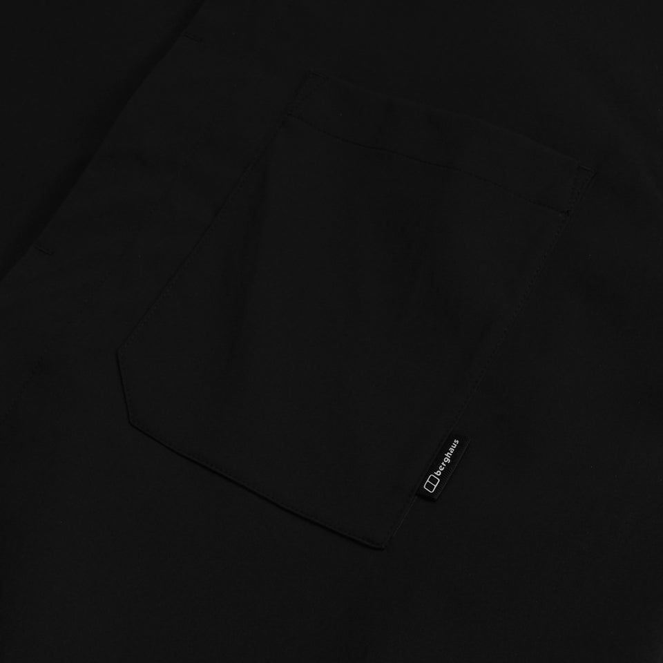 Explorer Kurzarm Hemdjacke für Herren - Schwarz