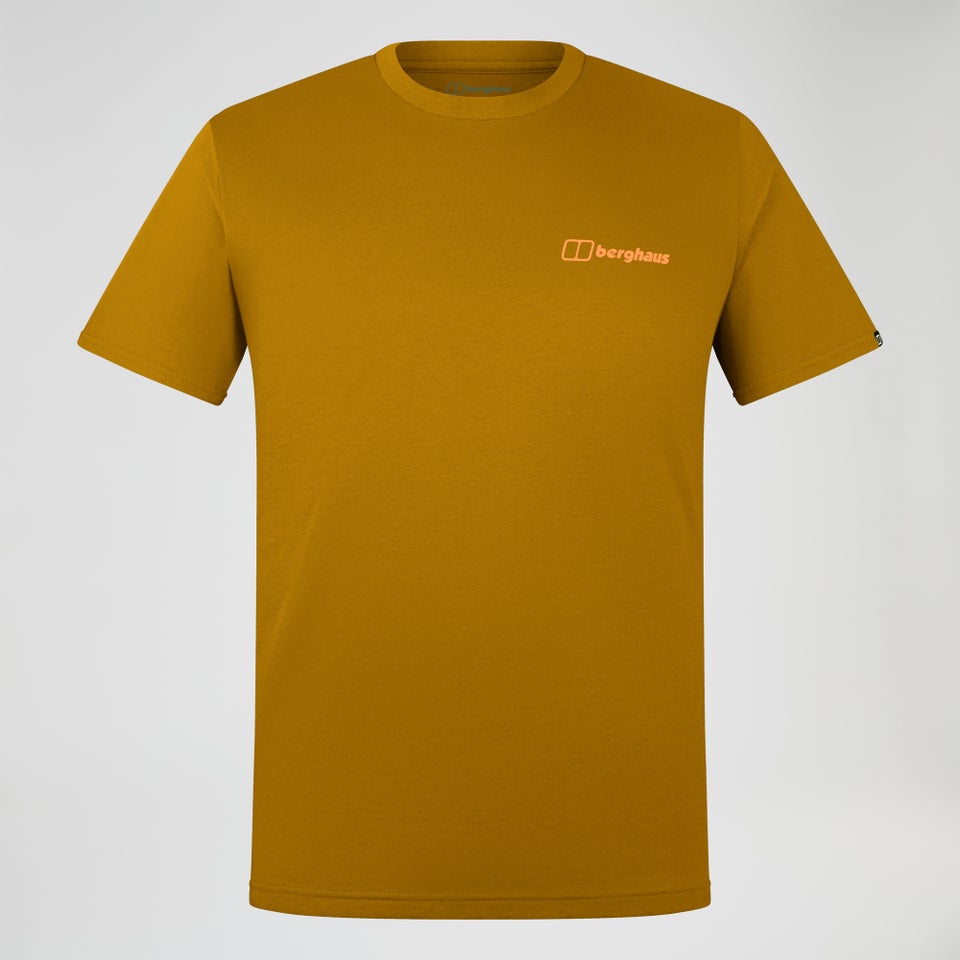 Men's Grappled Short Sleeve Tee - Brown