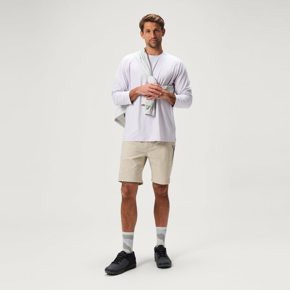 SULTRAC Adv 8" Shorts mit Innenhose für Herren - Grau