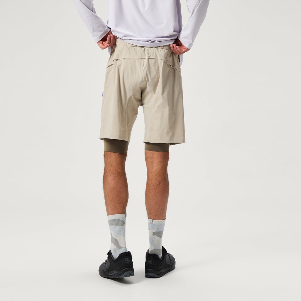 SULTRAC Adv 8" Shorts mit Innenhose für Herren - Grau