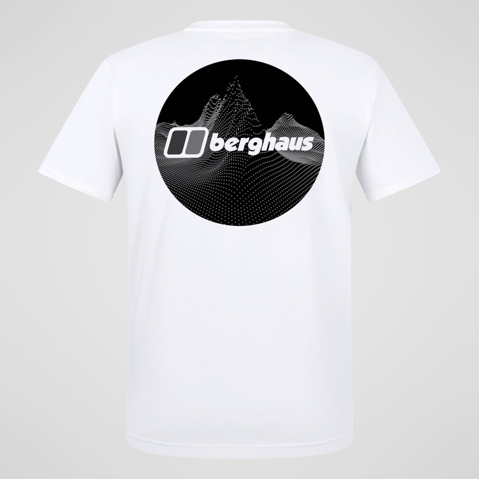 Men's Dotted Mountain Tee - White