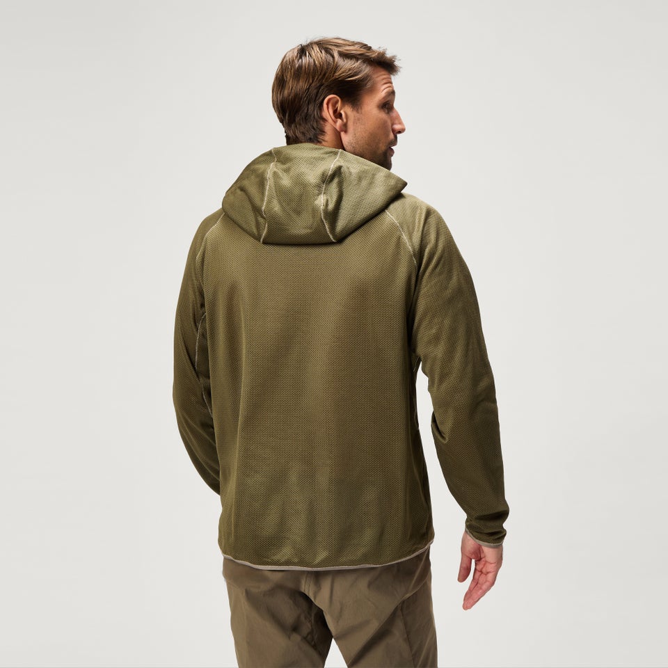 SULTRAC atmungsaktiver Hoodie für Herren - Grau