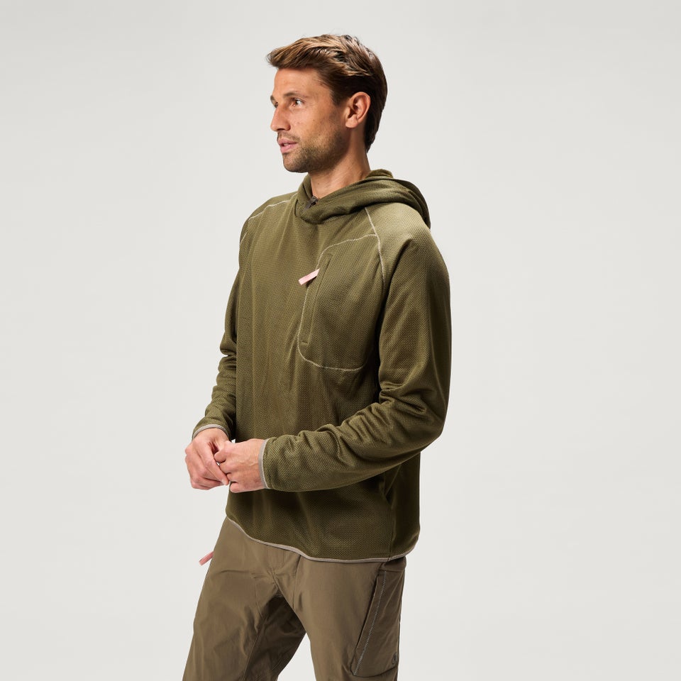 SULTRAC atmungsaktiver Hoodie für Herren - Grau