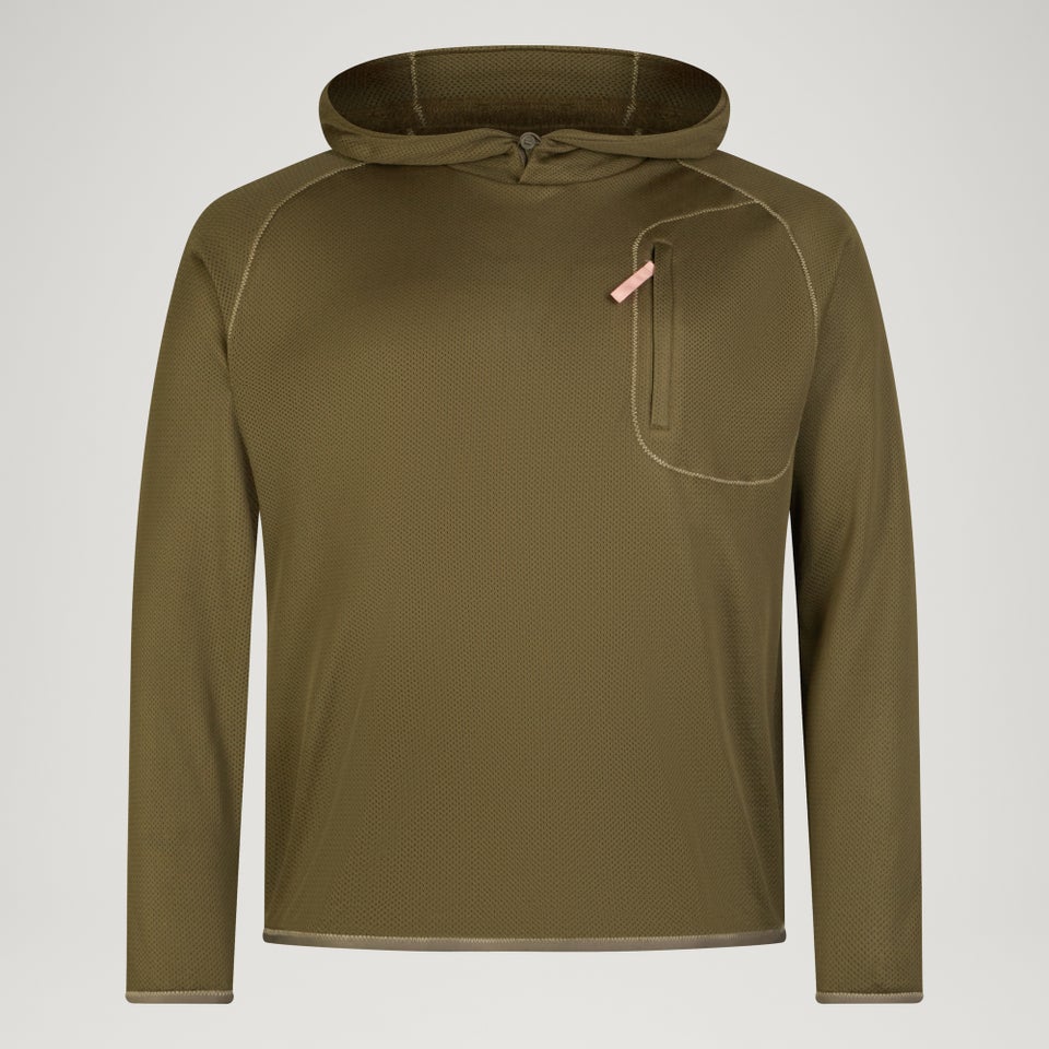 SULTRAC atmungsaktiver Hoodie für Herren - Grau