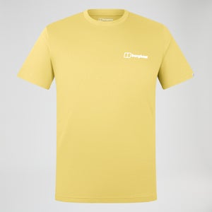 Men's Rolling Peaks Short Sleeve Tee - Yellow