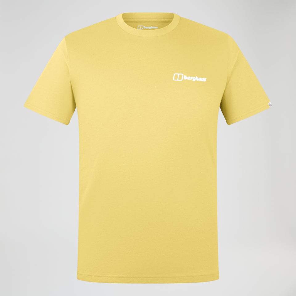 Men's Rolling Peaks Short Sleeve Tee - Yellow