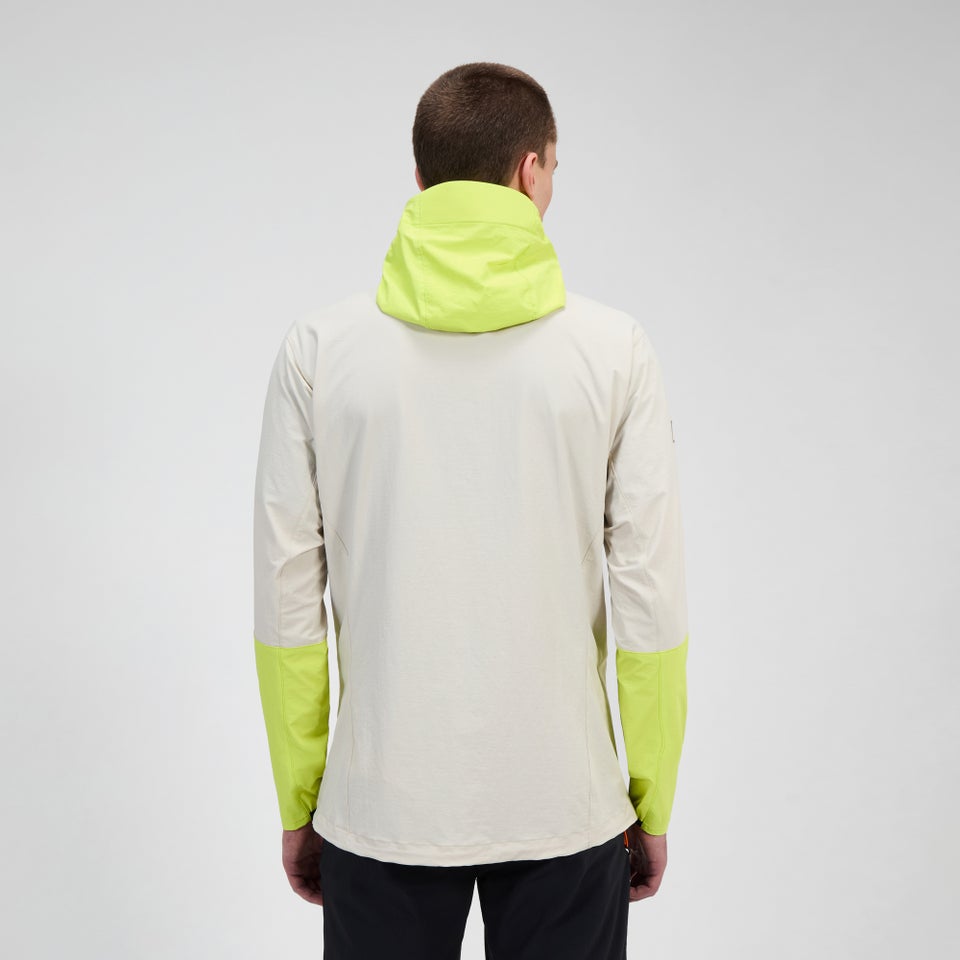 Men's Ridge-Roamer Lite Softshell Jacket - Grey/Yellow