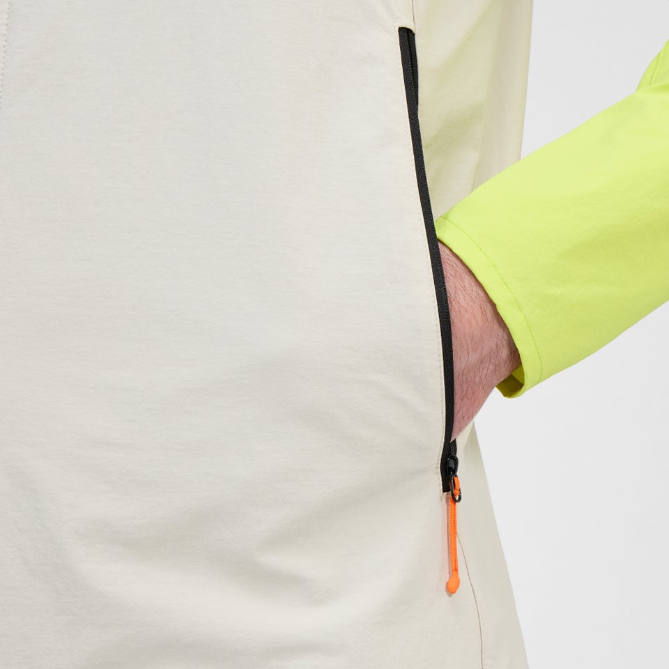 Men's Ridge-Roamer Lite Softshell Jacket - Grey/Yellow