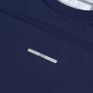 Men's Terrain Trek Tech Tee - Blue/Grey