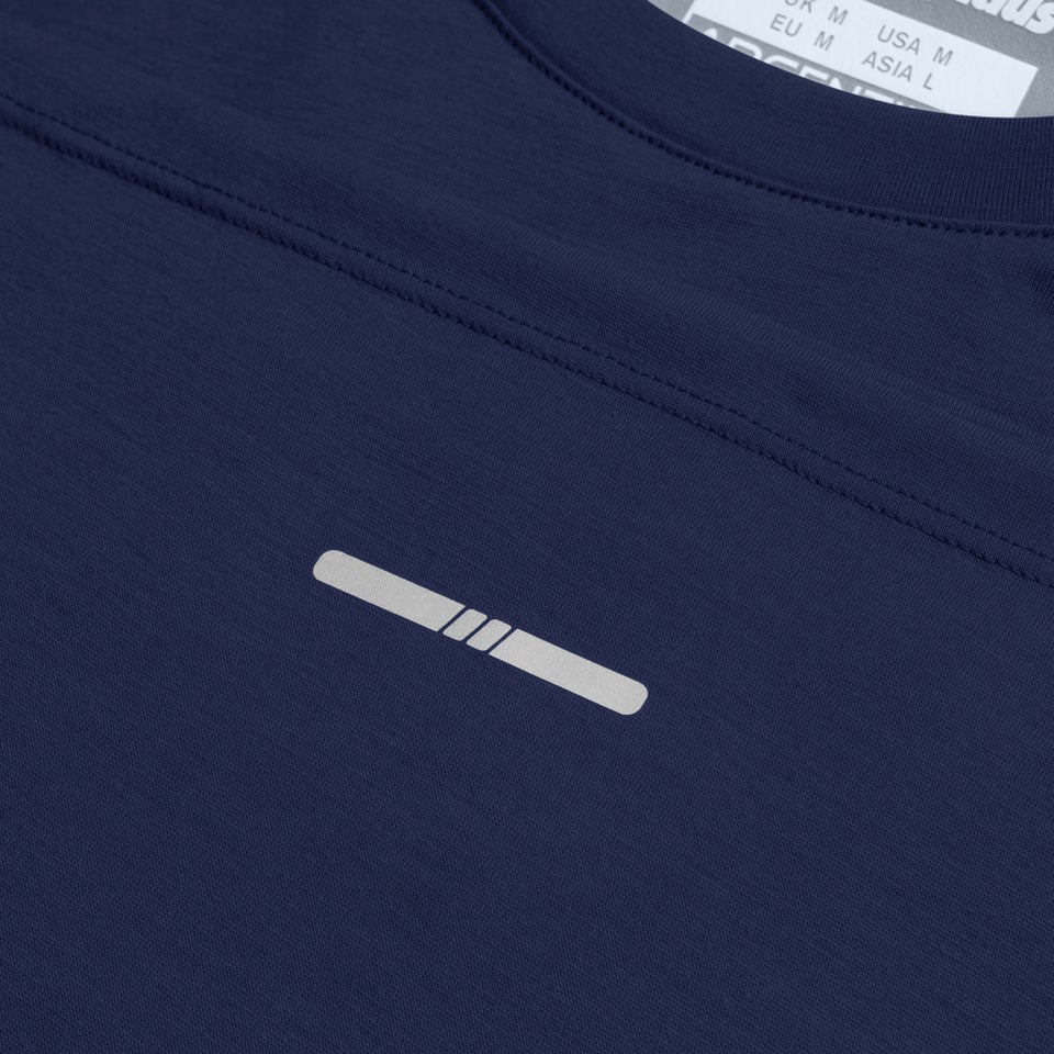 Men's Terrain Trek Tech Tee - Blue/Grey