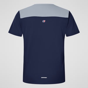 Men's Terrain Trek Tech Tee - Blue/Grey