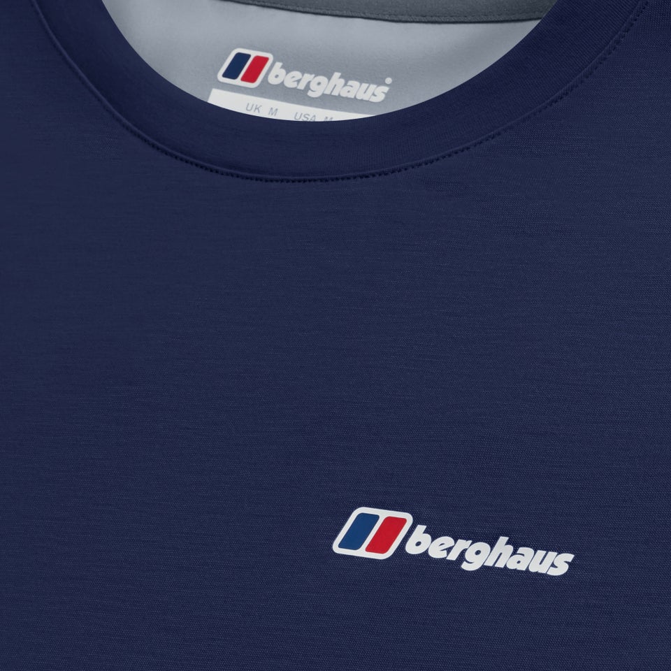 Men's Terrain Trek Tech Tee - Blue/Grey