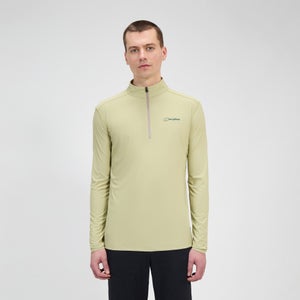 Men's 24/7 Half Zip Long Sleeve Tech Tee - Natural