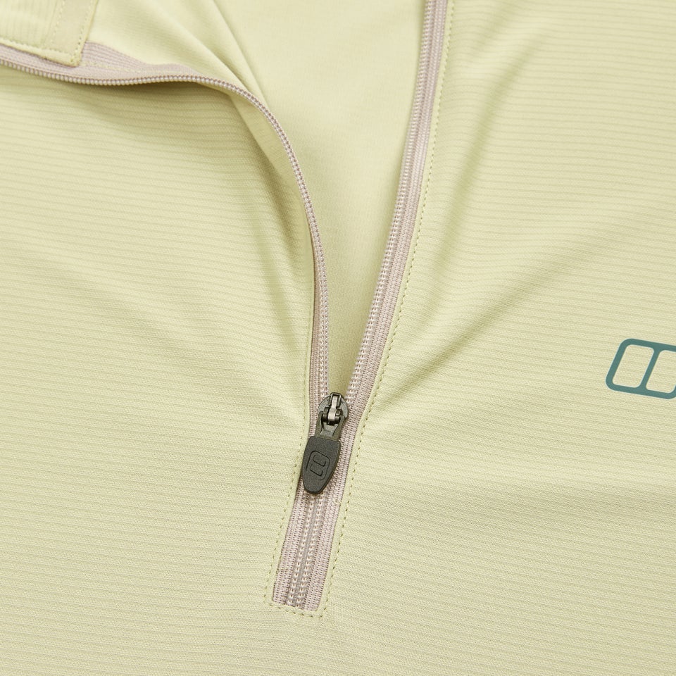 Men's 24/7 Half Zip Long Sleeve Tech Tee - Natural